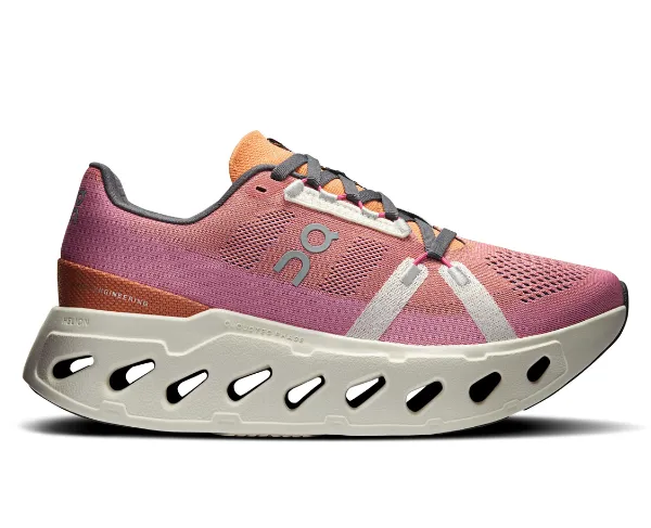 On Women's Cloudeclipse Tangerine | Ivory