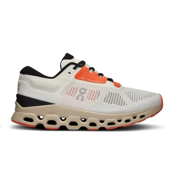 On Women's Cloudstratus 3 Undyed-White | Sand