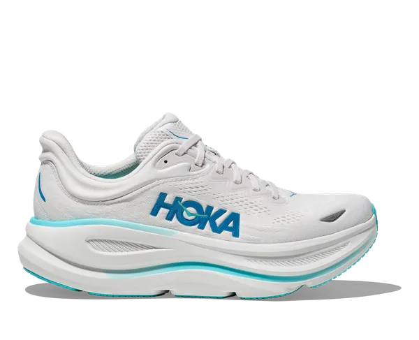 Hoka Men's BONDI 9 WHITE / HOKA BLUE