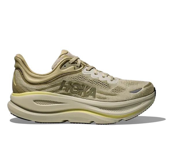 Hoka Men's BONDI 9 WIDE GRASSLAND / OYSTER MUSHROOM