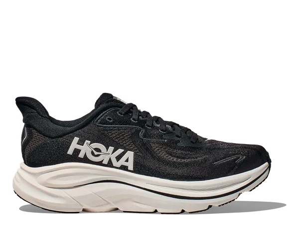 Hoka MEN'S CLIFTON 10 X-WIDE BLACK / WHITE