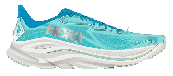 Hoka WOMEN'S CLIFTON 10 SKYWARD BLUE / CIELO BLUE